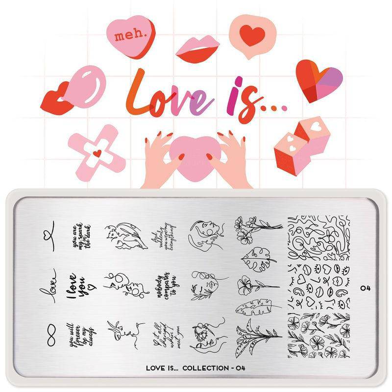 Love is... 04 ✦ Nail Stamping Plate - MoYou London