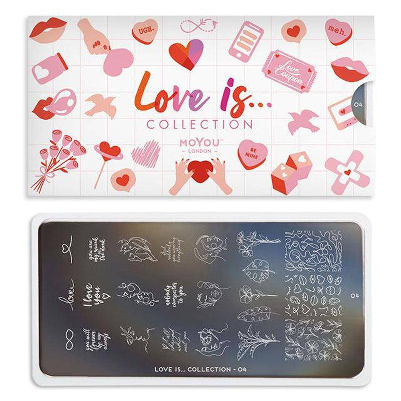 Love is... 04 ✦ Nail Stamping Plate - MoYou London