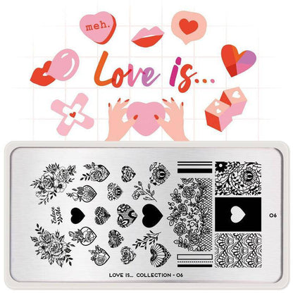 Love is... 06 ✦ Nail Stamping Plate - MoYou London