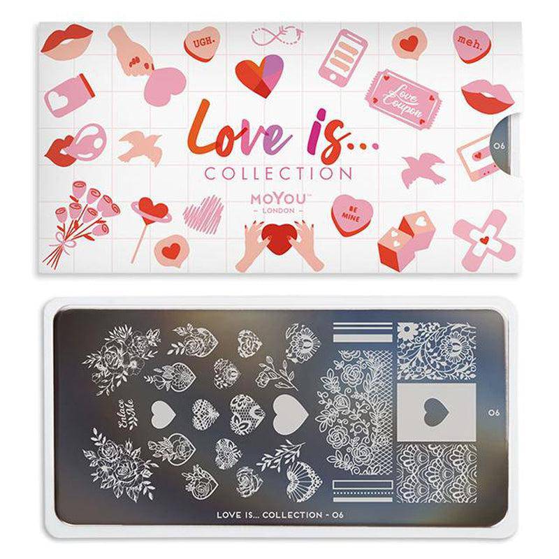 Love is... 06 ✦ Nail Stamping Plate - MoYou London