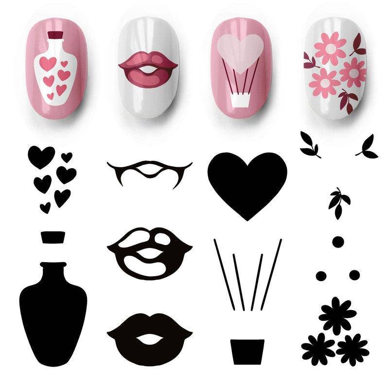 Love is... 12 ✦ Nail Stamping Plate - MoYou London