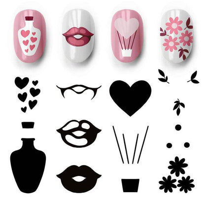 Love is... 12 ✦ Nail Stamping Plate - MoYou London