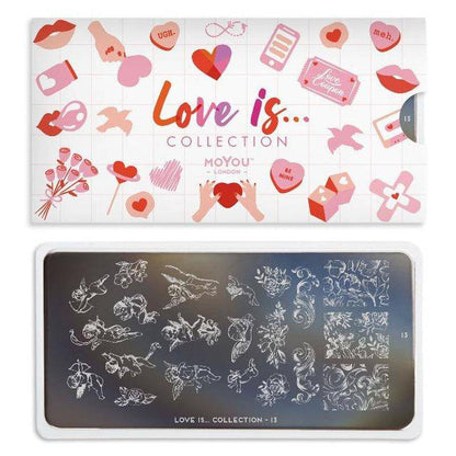 Love is... 13 ✦ Nail Stamping Plate - MoYou London