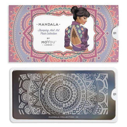 Mandala 01 ✦ Nail Stamping Plate - MoYou London