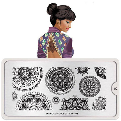 Mandala 02 ✦ Nail Stamping Plate - MoYou London