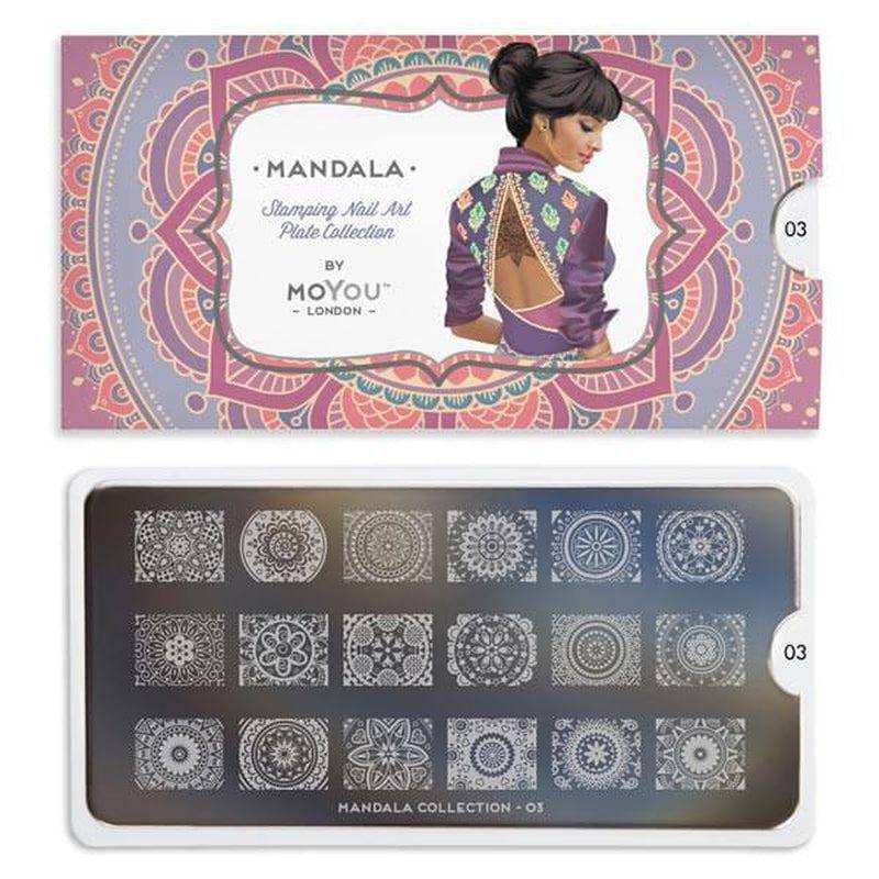 Mandala 03 ✦ Nail Stamping Plate - MoYou London