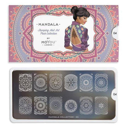 Mandala 04 ✦ Nail Stamping Plate - MoYou London