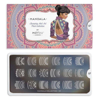 Mandala 07 ✦ Nail Stamping Plate - MoYou London