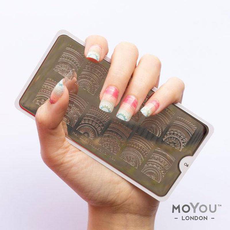 Mandala 08 ✦ Nail Stamping Plate - MoYou London
