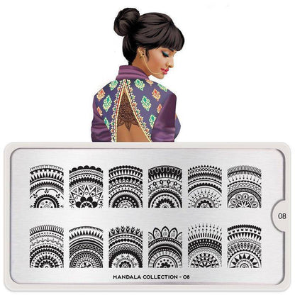 Mandala 08 ✦ Nail Stamping Plate - MoYou London