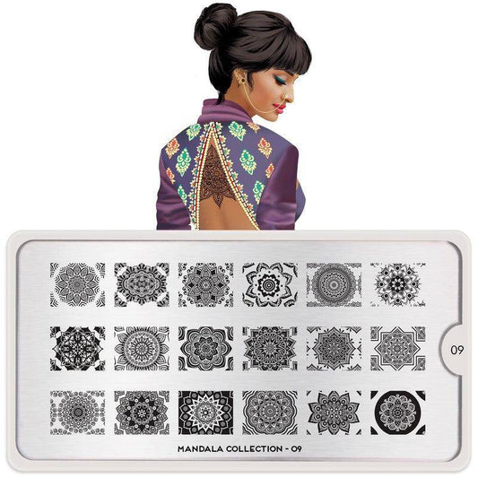 Mandala 09 ✦ Nail Stamping Plate - MoYou London