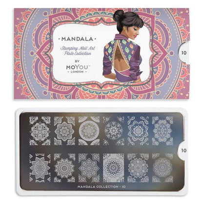 Mandala 10 ✦ Nail Stamping Plate - MoYou London