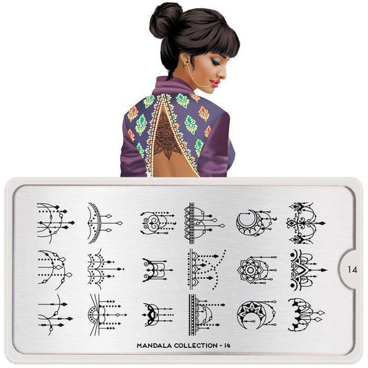 Mandala 14 ✦ Nail Stamping Plate - MoYou London