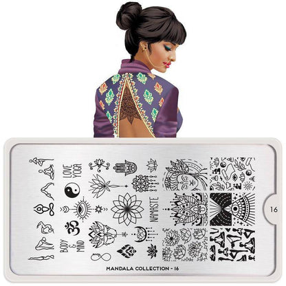 Mandala 16 ✦ Nail Stamping Plate - MoYou London