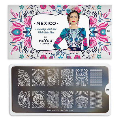 Mexico 04 ✦ Nail Stamping Plate - MoYou London