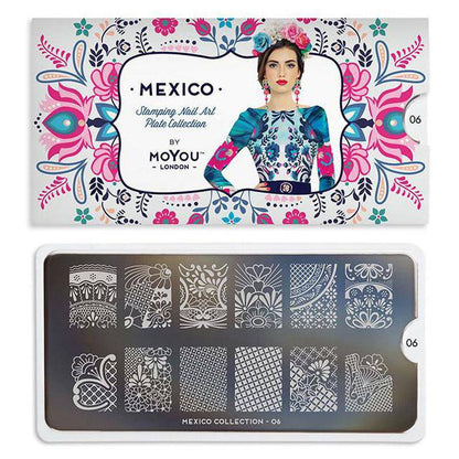 Mexico 06 ✦ Nail Stamping Plate - MoYou London