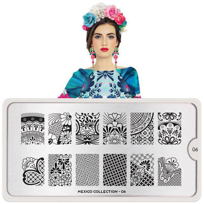 Mexico 06 ✦ Nail Stamping Plate - MoYou London