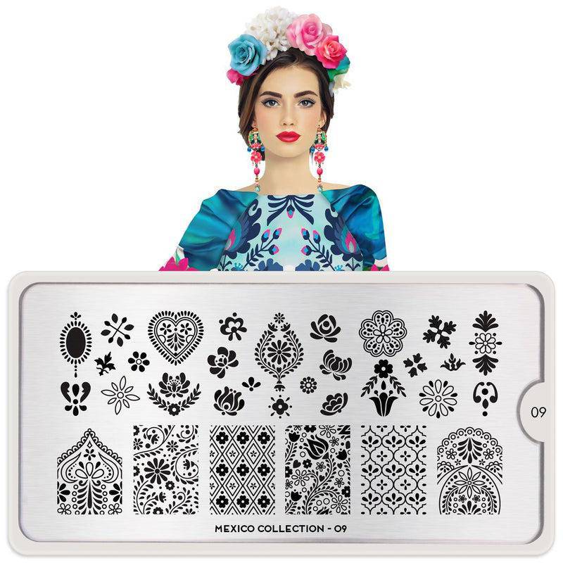 Mexico 09 ✦ Nail Stamping Plate - MoYou London