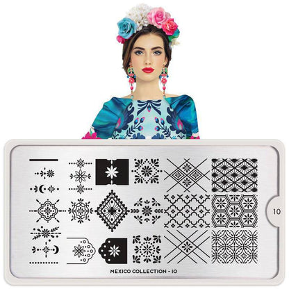 Mexico 10 ✦ Nail Stamping Plate - MoYou London