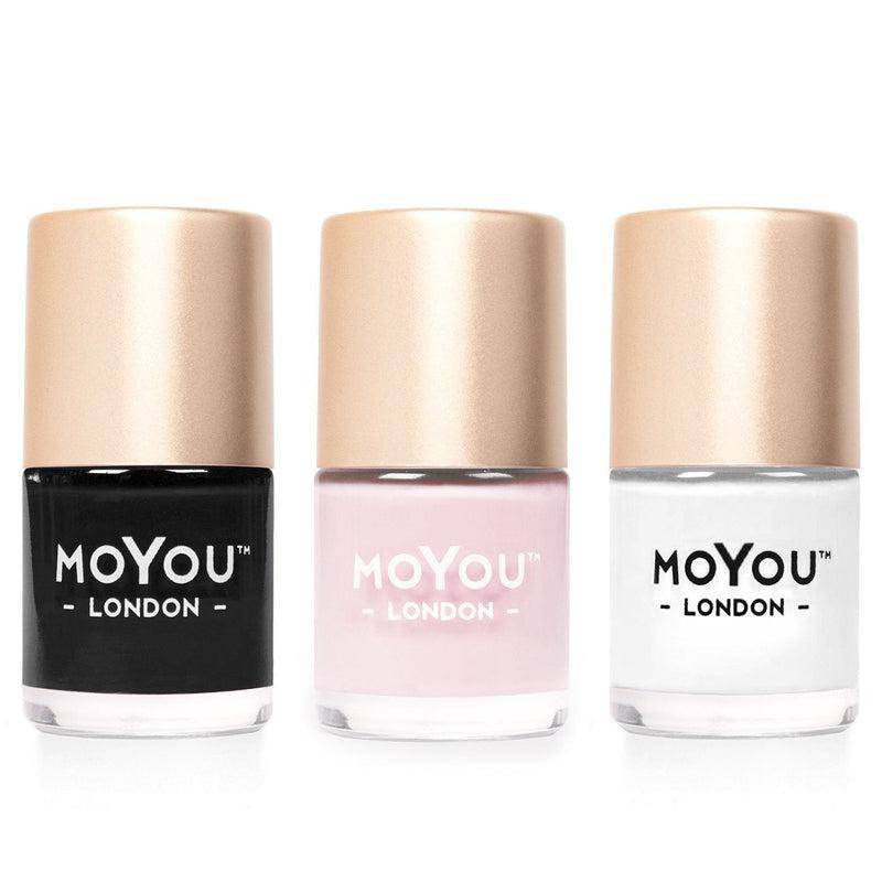 Mini Fantastic Trio Stamping Nail Art Stencil MoYou London 