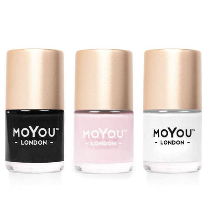 Mini Fantastic Trio Stamping Nail Art Stencil MoYou London 