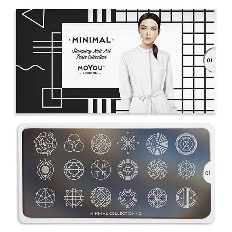 Minimal 01 ✦ Nail Stamping Plate - MoYou London