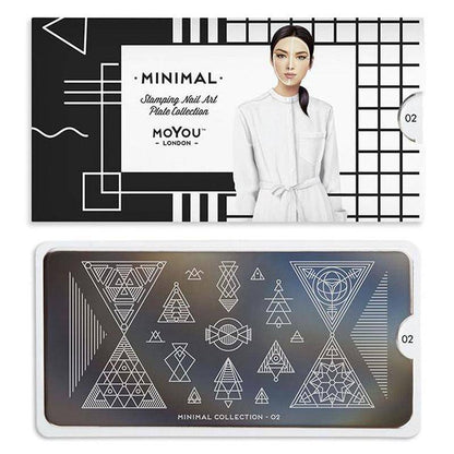 Minimal 02 ✦ Nail Stamping Plate - MoYou London