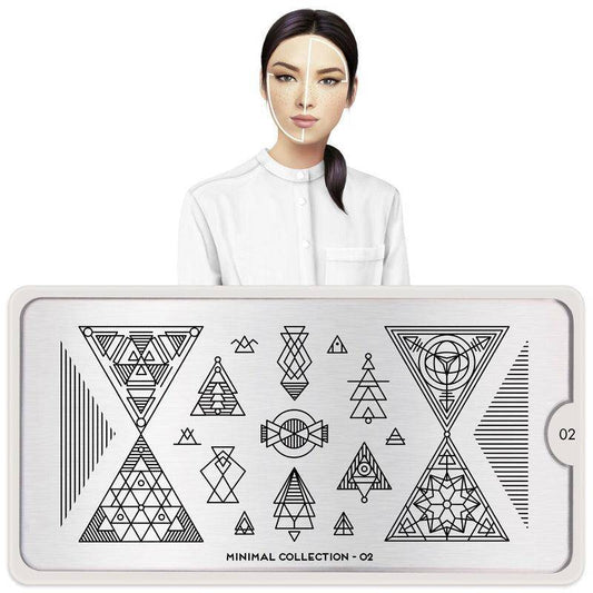 Minimal 02 ✦ Nail Stamping Plate - MoYou London