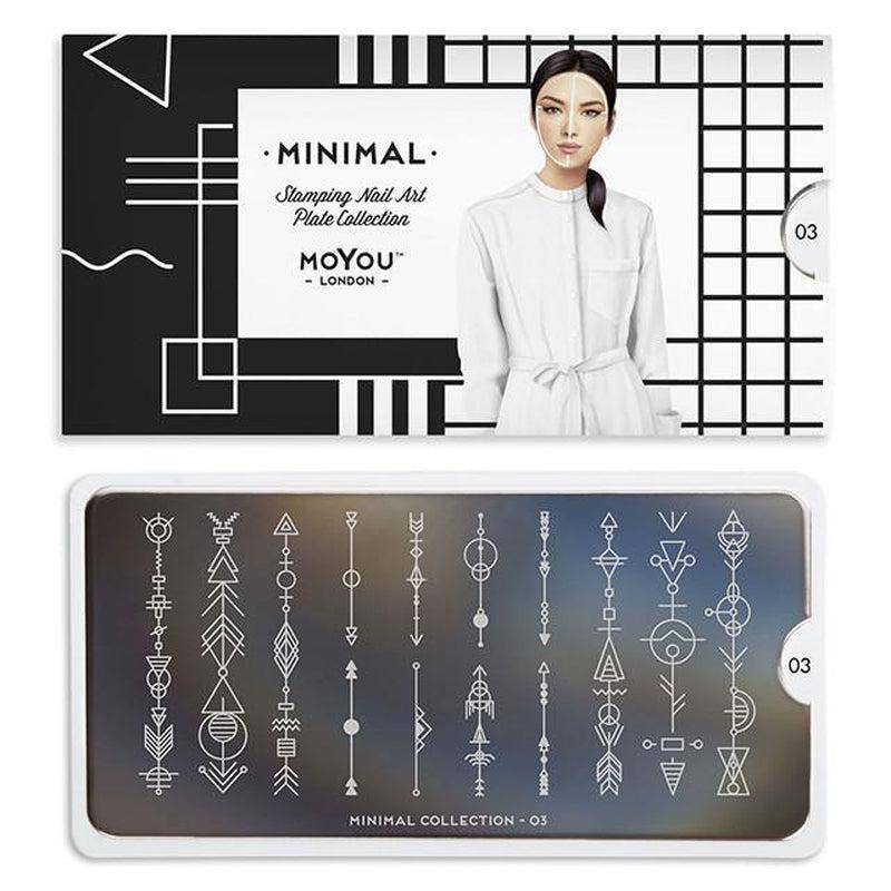 Minimal 03 ✦ Nail Stamping Plate - MoYou London