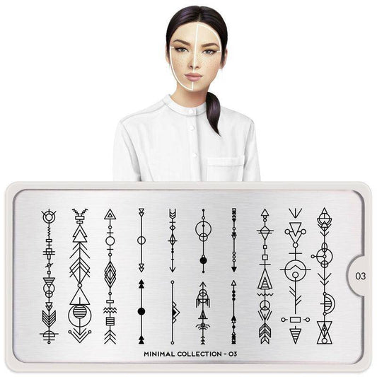 Minimal 03 ✦ Nail Stamping Plate - MoYou London