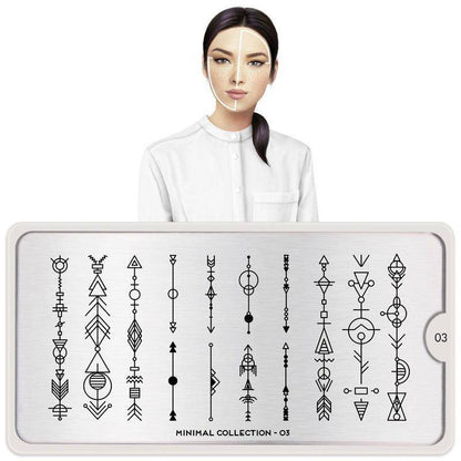 Minimal 03 ✦ Nail Stamping Plate - MoYou London