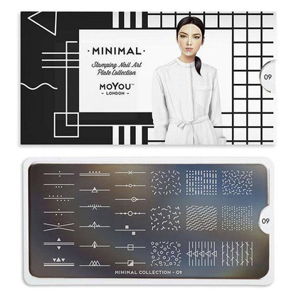 Minimal 09 ✦ Nail Stamping Plate - MoYou London