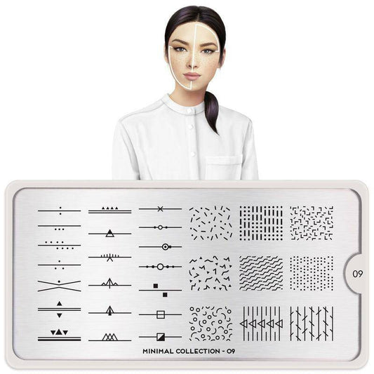 Minimal 09 ✦ Nail Stamping Plate - MoYou London
