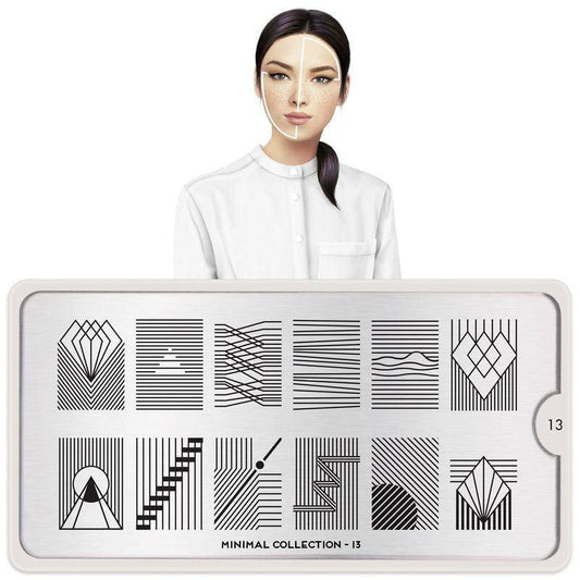 Minimal 13 ✦ Nail Stamping Plate - MoYou London