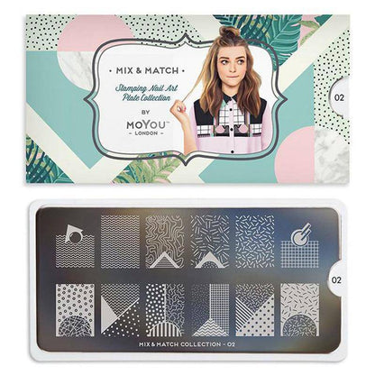 Mix & Match 02 ✦ Nail Stamping Plate - MoYou London