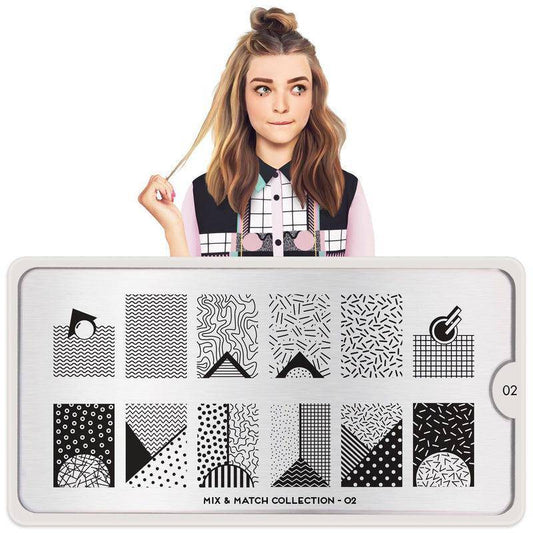 Mix & Match 02 ✦ Nail Stamping Plate - MoYou London