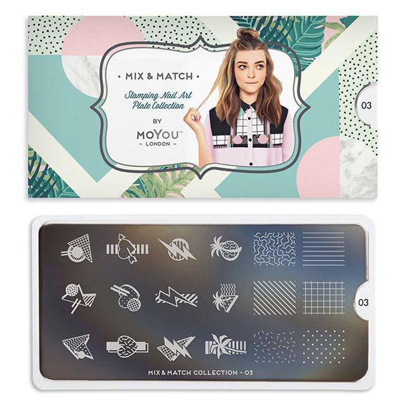 Mix & Match 03 ✦ Nail Stamping Plate - MoYou London