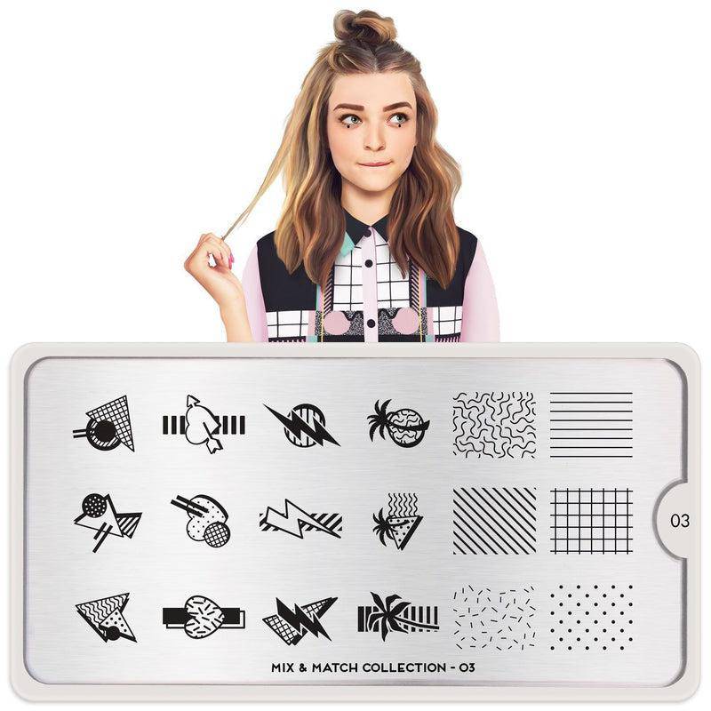 Mix & Match 03 ✦ Nail Stamping Plate - MoYou London