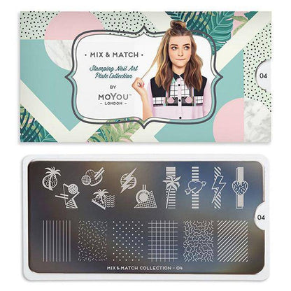 Mix & Match 04 ✦ Nail Stamping Plate - MoYou London