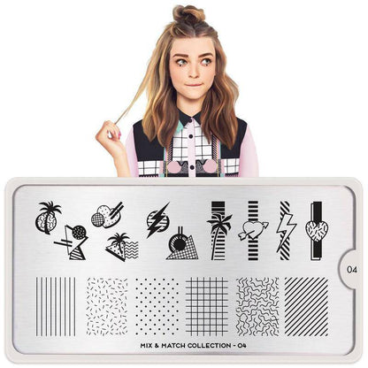 Mix & Match 04 ✦ Nail Stamping Plate - MoYou London