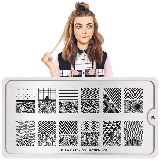 Mix & Match 08 ✦ Nail Stamping Plate - MoYou London