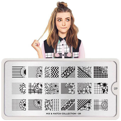 Mix & Match 09 ✦ Nail Stamping Plate - MoYou London
