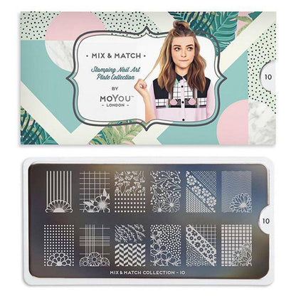 Mix & Match 10 ✦ Nail Stamping Plate - MoYou London
