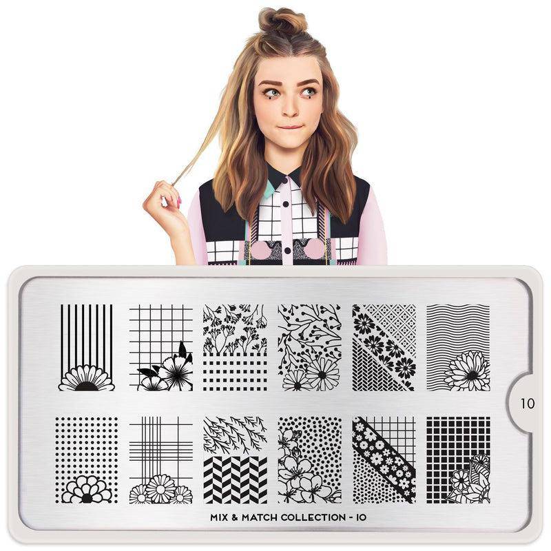 Mix & Match 10 ✦ Nail Stamping Plate - MoYou London