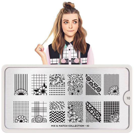 Mix & Match 10 ✦ Nail Stamping Plate - MoYou London