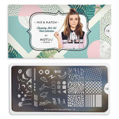 Mix & Match 13 ✦ Nail Stamping Plate - MoYou London