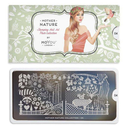 Mother Nature 04 ✦ Nail Stamping Plate - MoYou London