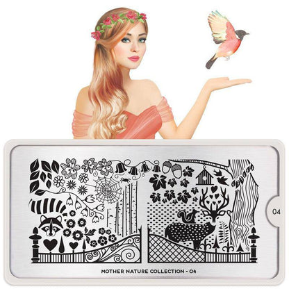 Mother Nature 04 ✦ Nail Stamping Plate - MoYou London