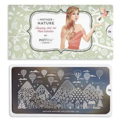 Mother Nature 06 ✦ Nail Stamping Plate - MoYou London
