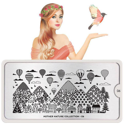 Mother Nature 06 ✦ Nail Stamping Plate - MoYou London